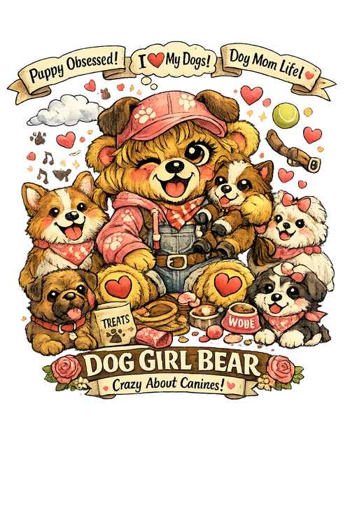 Dog Girl Bear