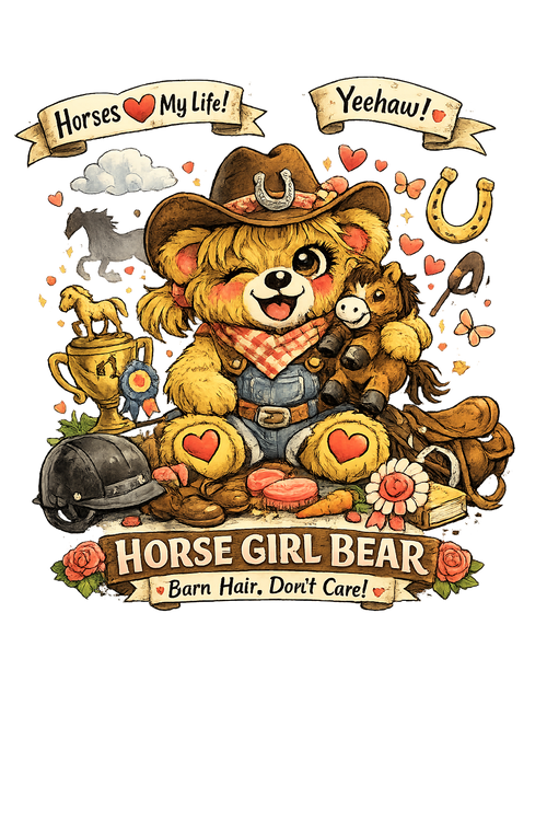 Horse Girl Bear