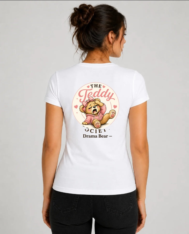 Drama Bear sports shirt back print