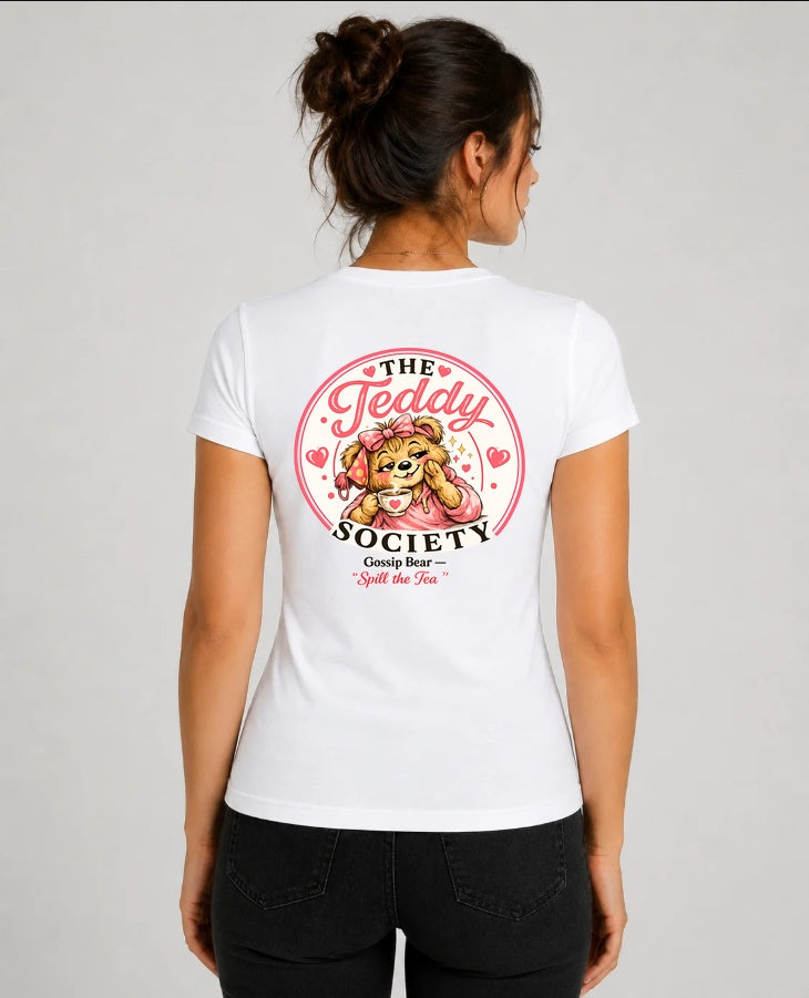Gossip Bear sports shirt back print