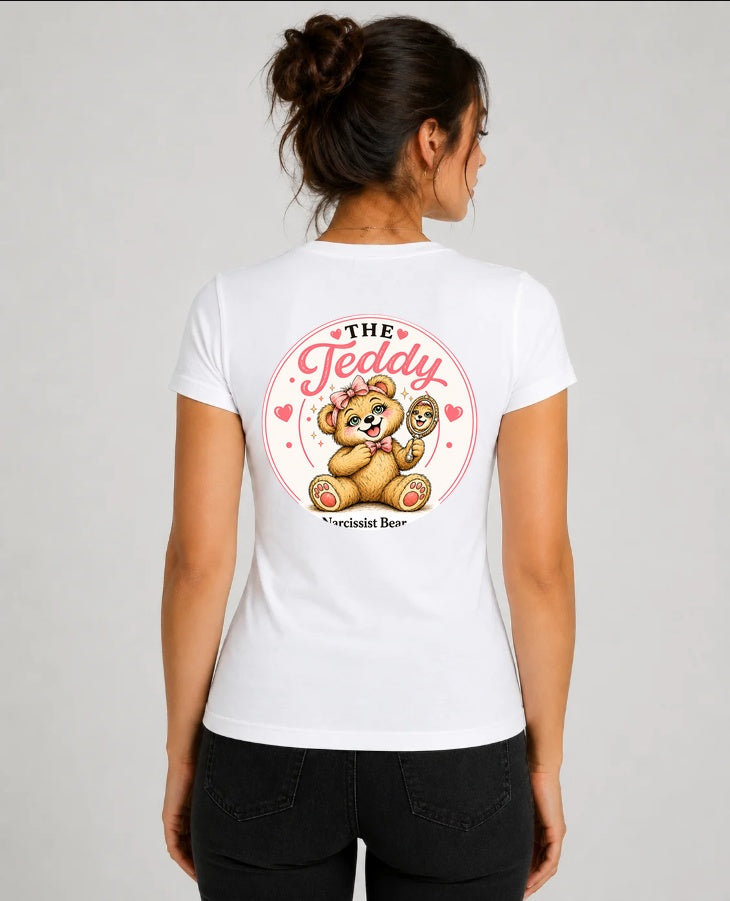 Narcissist Bear sports shirt back print