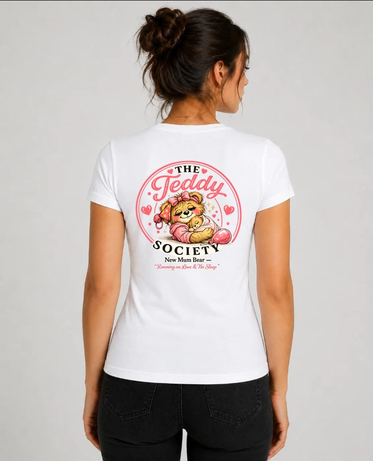 New Mum Bear sports shirt back print