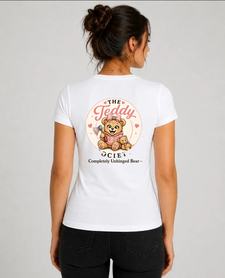 Completely Unhinged Bear sports shirt back print